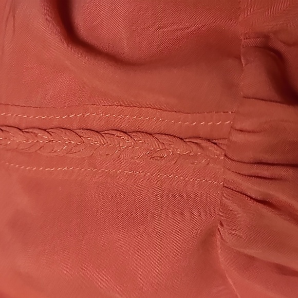 JoyJoy Button Blouse burnt orange L - Picture 10 of 11